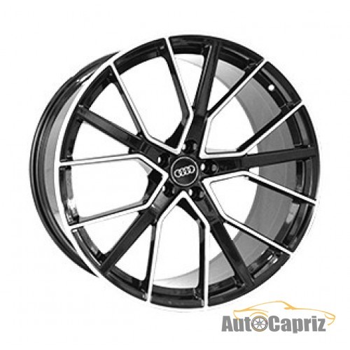 Диски Replica A970 Gloss-Black-Whith-Machined-Face_Forged R22 W10.0 PCD5x112 ET21 DIA66.5